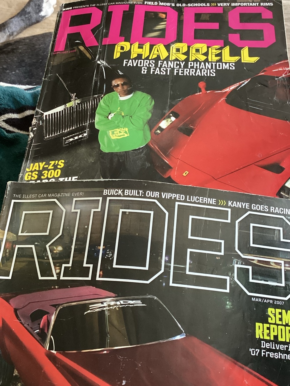RIDES Magazine Lot — Pharrell Cover